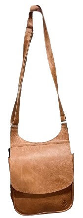 BAG LEATHER CHANTELLE PIC COGNAC