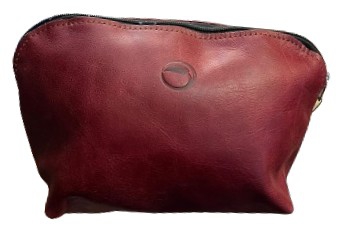 BAG LEATHER COSMETIC RUBY LARGE