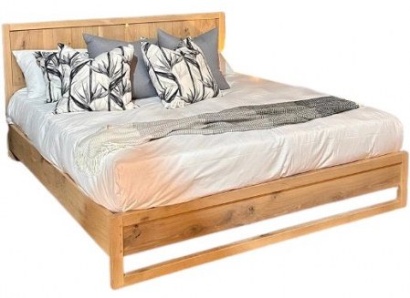 BED FRAME OAK HEADPIECE KING 350X1900