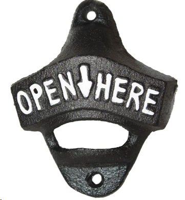BOTTLE OPENER IRON CLASSIC 8X7CM