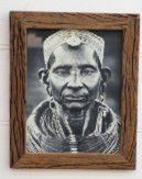 WALL ART ETHNIC MEN 41X3X51
