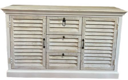 CABINET MONTAUK 3 DRAWER 152X40X91