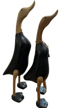 DECOR DUCK TIPK NAT/BLACK L
