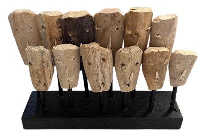 DECOR MASK ON STAND 12 PC