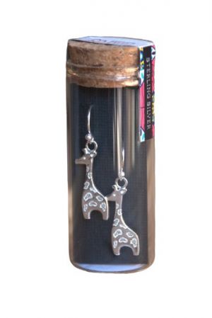 EARINGS GIRAFFE HOOKS FLAT