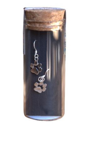 EARINGS PAW PRINT HOOKS