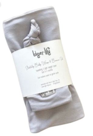 SWADDLE & BEANIE SET GREY