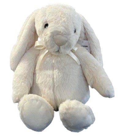 TOY BUNNY LONG EARS CREAM 30CM