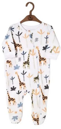 BABY ROMPER FOOTY GIRAFFE 0-3M
