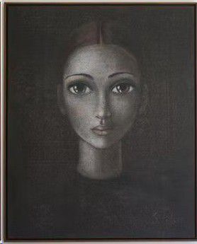 WALL ART SP FACE DARK FRAMED 980x1280