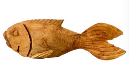 DECOR WOOD FISH SWAZI 80CM