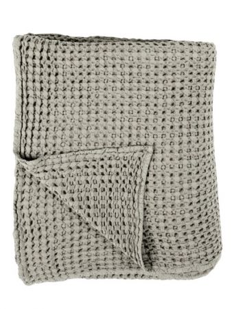 THROW DOUBLE LAYER WAFFLE SAGE SK & K