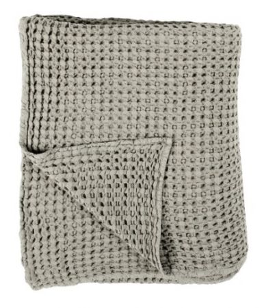 THROW DOUBLE LAYER WAFFLE SAGE SK & K