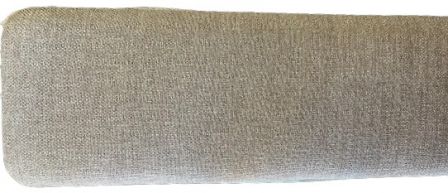 HEADBOARD KING ABBEY PEBBLE