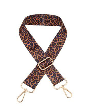 STRAP BAG LEOPARD BROWN & GOLD