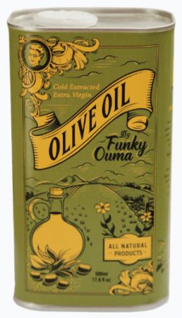 OIL OLIVE FUNKY OUMA TIN 500ML