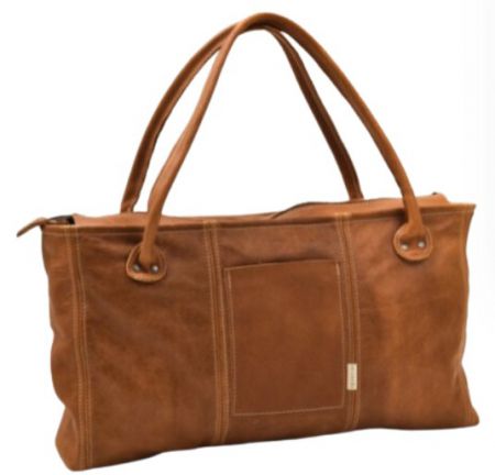 BAG LEATHER NAPPY/LEISURE BUTTERSCOTCH