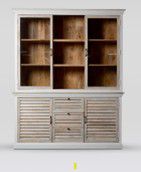 CABINET BOOKSHELF MANGO W/W 180X45X220
