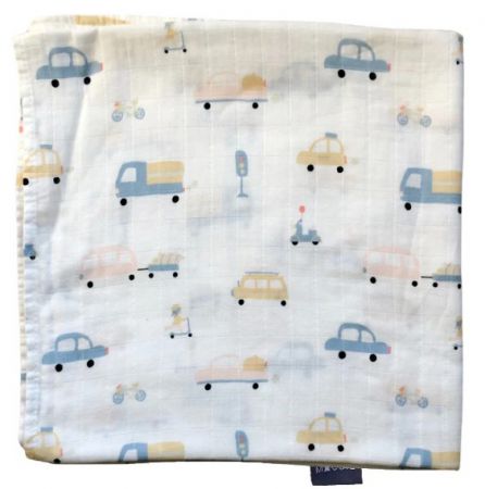 BLANKET SWADDLE BAMBOO BEEP BEEP