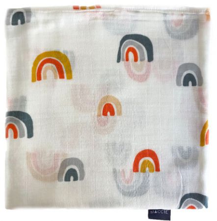 BLANKET SWADDLE BAMBOO RAINBOW