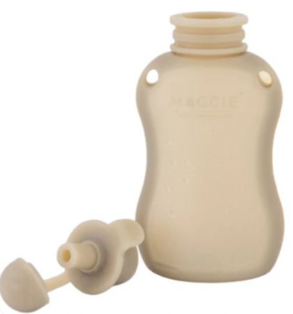 BABY FOOD POUCH SQUEEZE & GO GREY/CREAM