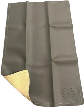 BABY CHANGING MAT VEGAN LEATHER GREY