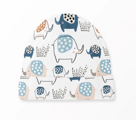 BABY BEANIE EDWARD THE ELLIE 0-3M