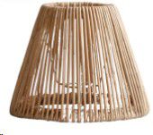 LIGHT SHADE RATTAN NATURAL 22cm DIA x 17cm H