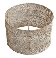LIGHT SHADE RATTAN NATURAL 46cm DIA x 30cm H