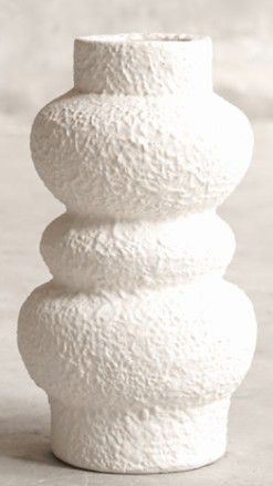 VASE ALOS WHITE 16X16X29