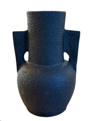 VASE DEMETER BLACK 18X18X32