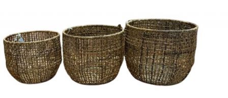 BASKET BANANA LEAF L 38X30X30