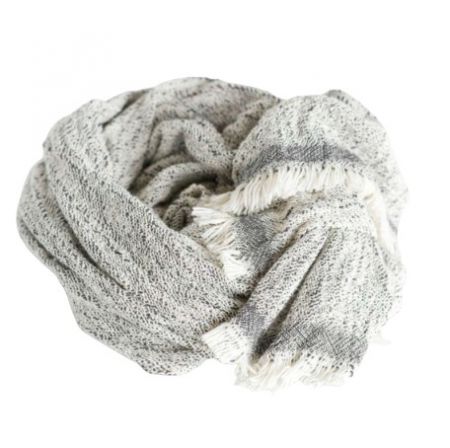SCARF CONTEMP CHARCOAL