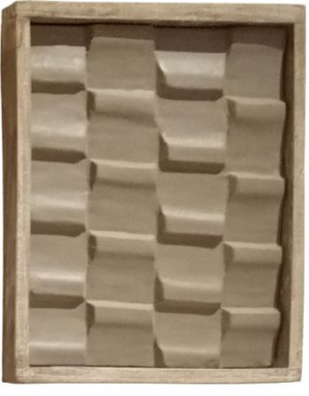 WALL DECOR SOREN TAUPE 40X8X51