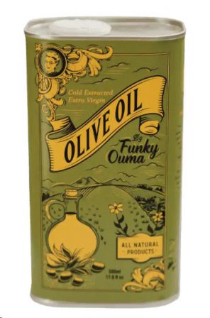 OIL OLIVE TIN FUNKY OUMA 500ML