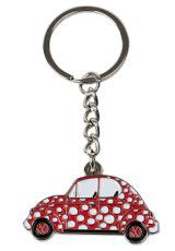 KEY RING RED BEETLE