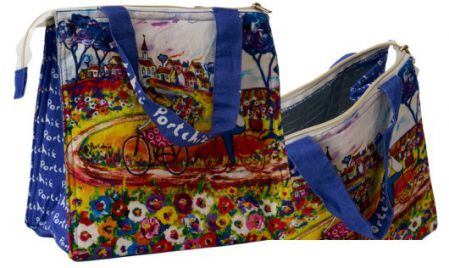 BAG LUNCH COOLER FLOWERS FOR AUNT JULIETA