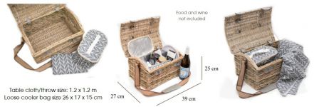 BASKET PICNIC CLASSIC (NO CUTLERY)