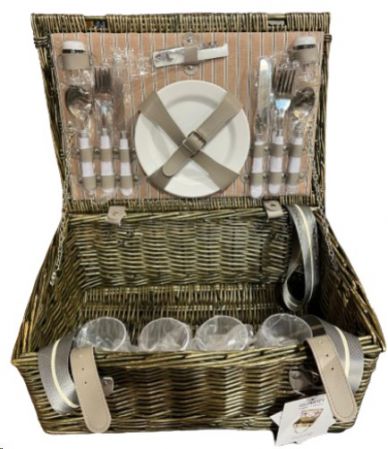 BASKET PICNIC QUARTET 4 PERSONS