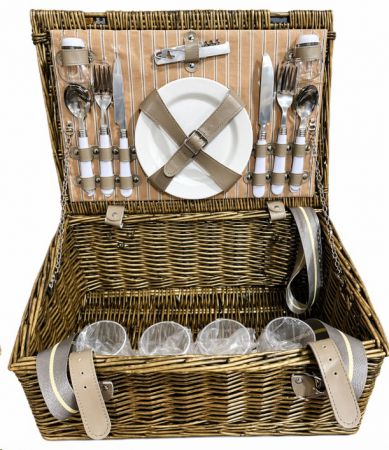 QUARTET 4 PERSONS PICNIC BASKET