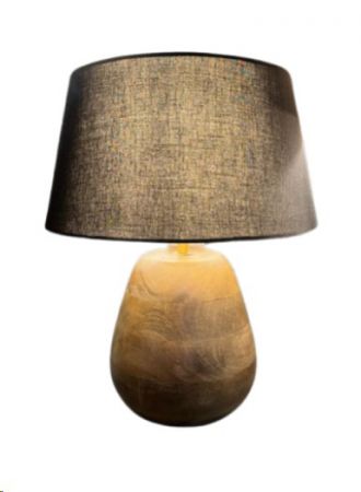 LAMP TABLE MANGO TULIP WITH SHADE 19X19X30