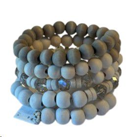 BRACELET M MINI COIL STONE