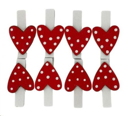 PEG HEARTS WITH DOTS