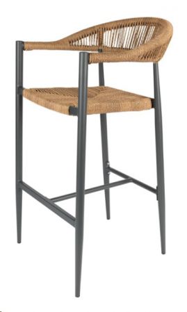 CHAIR BAR OUTDOOR ZION TAWNY BARK