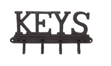 HOOK KEY 4 WALL 14X27CM