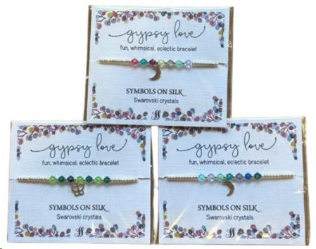 BRACELET GYPSY LOVE ON SILVER