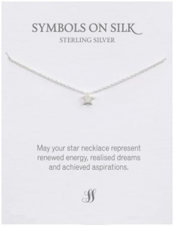 NECKLACE LITTLE TREASURE STAR ON CHAIN ROSE GOLD