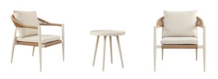 BALCONY OUTDOOR ZION SET SHELL 3PC