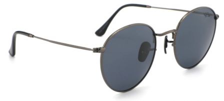SUNGLASSES ENID GUN METAL FRAME & DARK GREY LENS