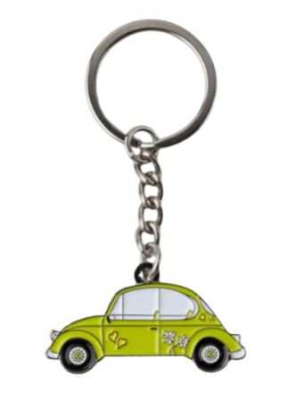 KEY RING GREEN BEETLE